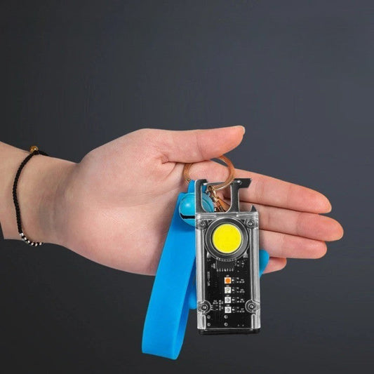 Mini Keychain Safe Glow Emergency Flashlight