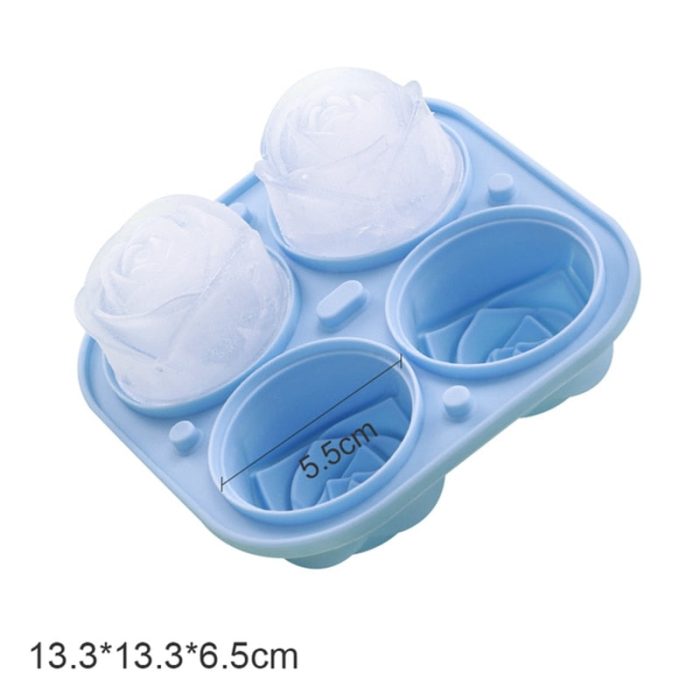 3D Elegant Large Rose Ice Molds - UTILITY5STORE