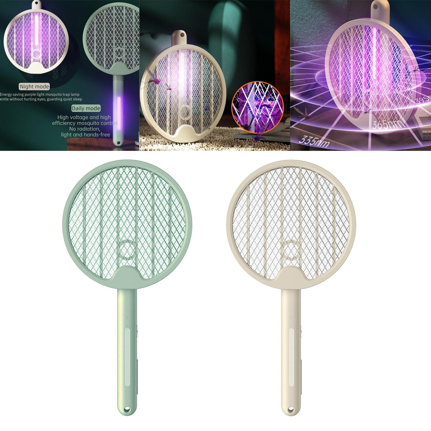 Foldable Insect Zapper Racket