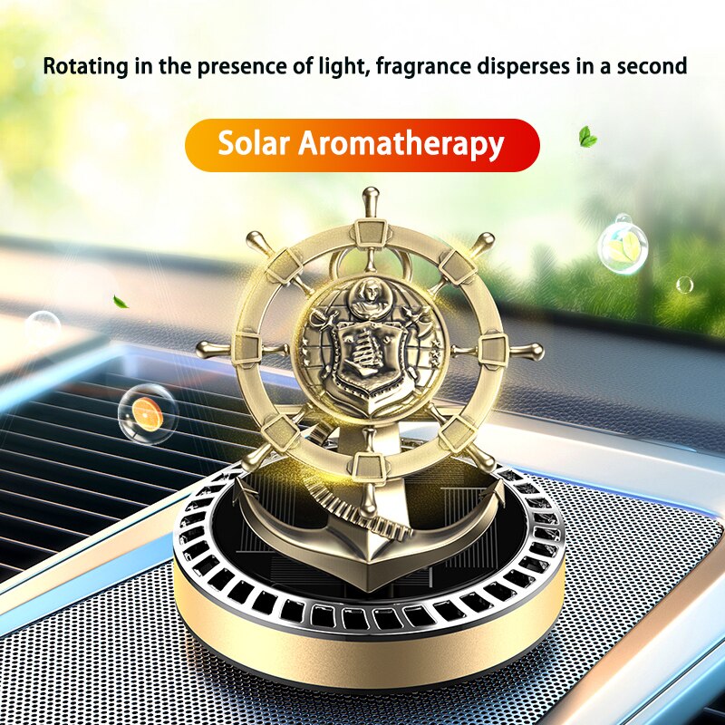 Auto Aroma Solar Energy Windmill Air Freshener