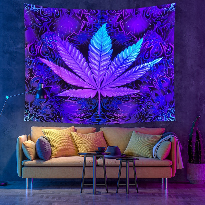 Colorful Glowing Luminous Tapestry