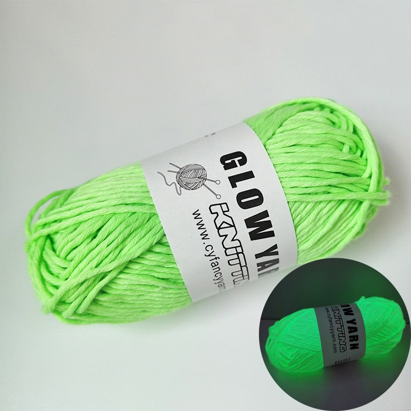 Sparkle Glow Luminous Knitting Yarn