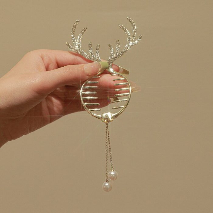 Romance Antler Ponytail Holder Hair Clip