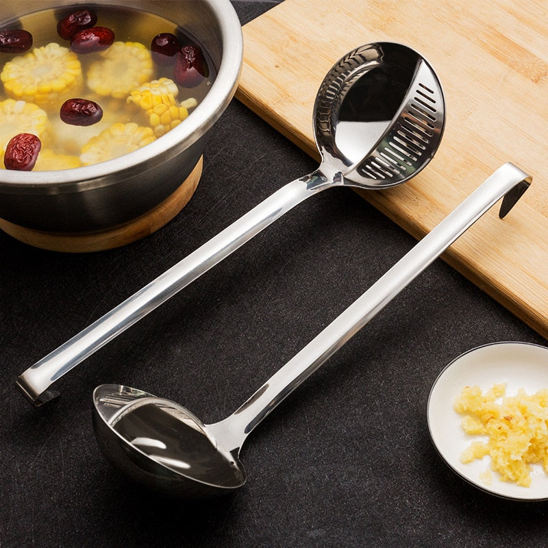 Long Handle Soup Strainer Spoon