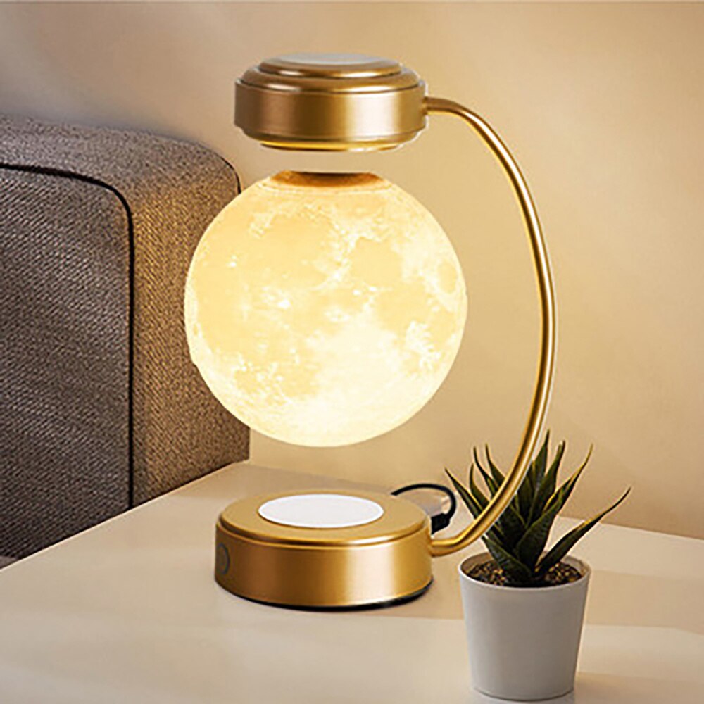 3D Magnetic Levitating Moon Night Lamp - UTILITY5STORE