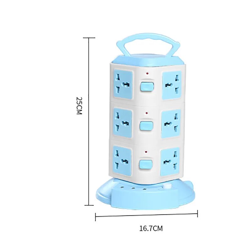 Tower Design Surge Protector Vertical Power Strip