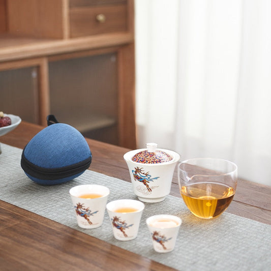 Magical Winter Ceramic Tea Cup Set