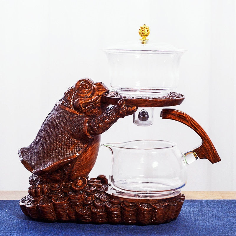 Mystic Golden Dragon Teapot