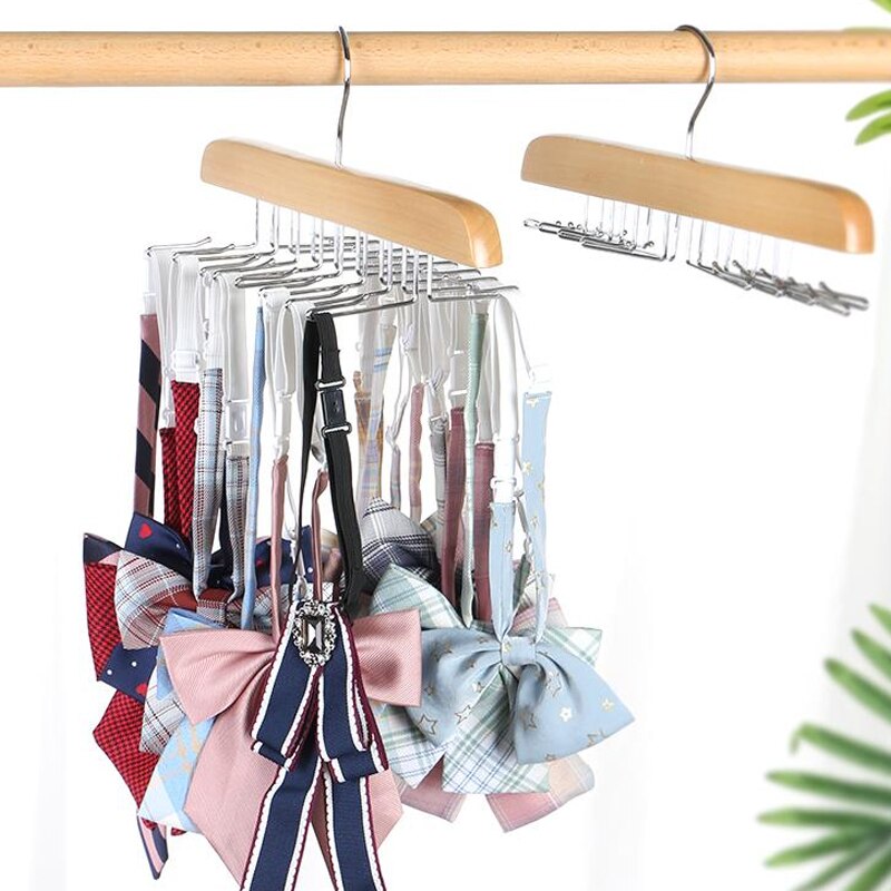 Wooden Space Saving Multi Organizer Hanger