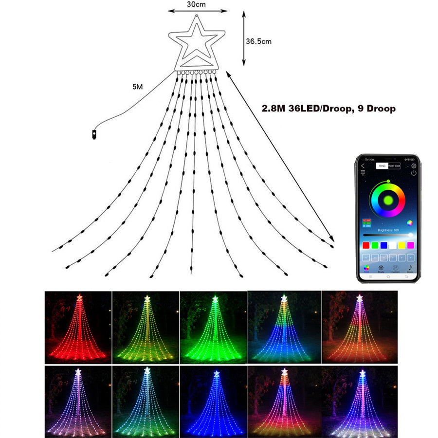 Creative Smart Christmas Tree Led String Light - UTILITY5STORE