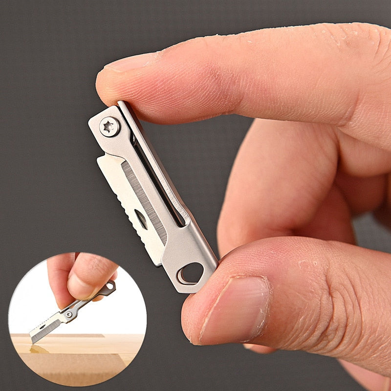 Pocket Size Stainless Steel Foldable Camping Knife