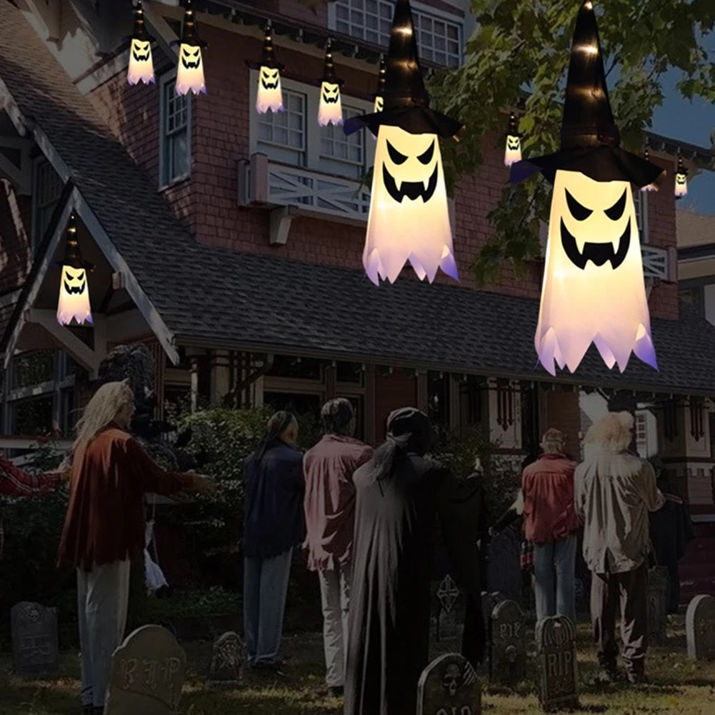 Hangable Scary Ghost Halloween Party Lamp