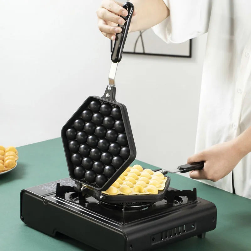 Non-Stick Bubble Egg Waffle Maker Pan