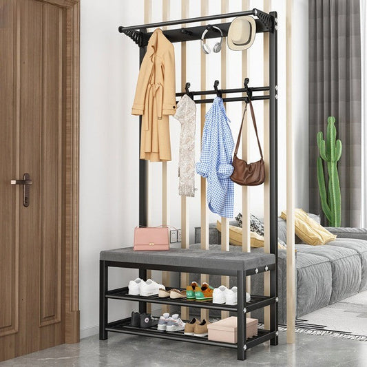 Entry Organizer Coat Hanger Elegant Shoe Rack