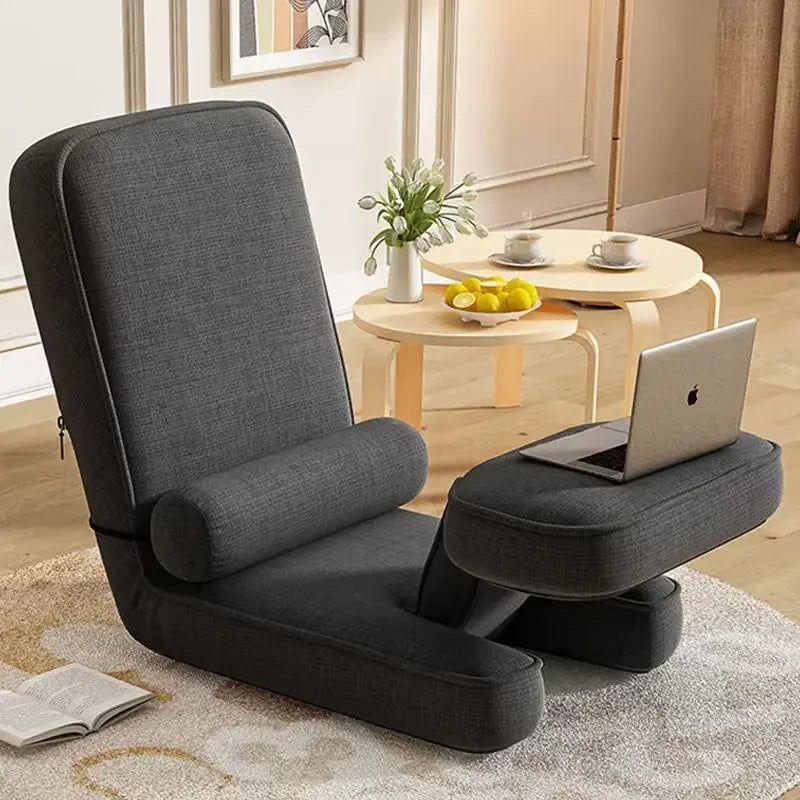 Folding Floor Chair Legless Chair Seat Cushion for Study Living