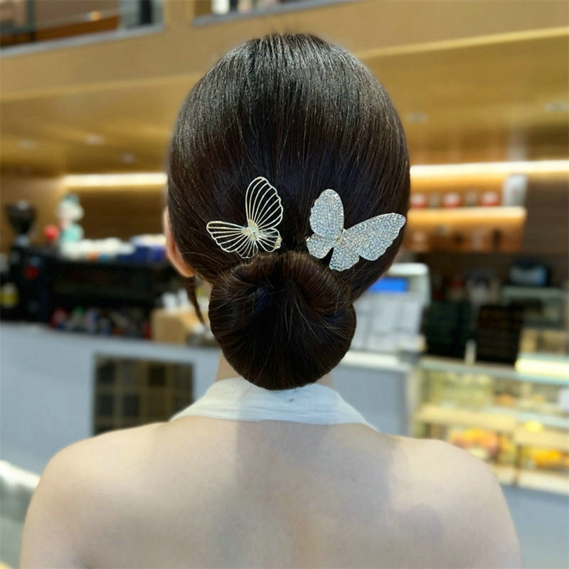 Korean Style Bow Hair Rhinestone Band - UTILITY5STORE