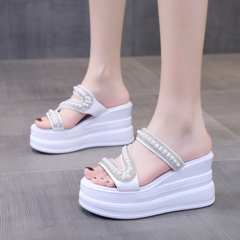 Summer Walk High Platform Slippers