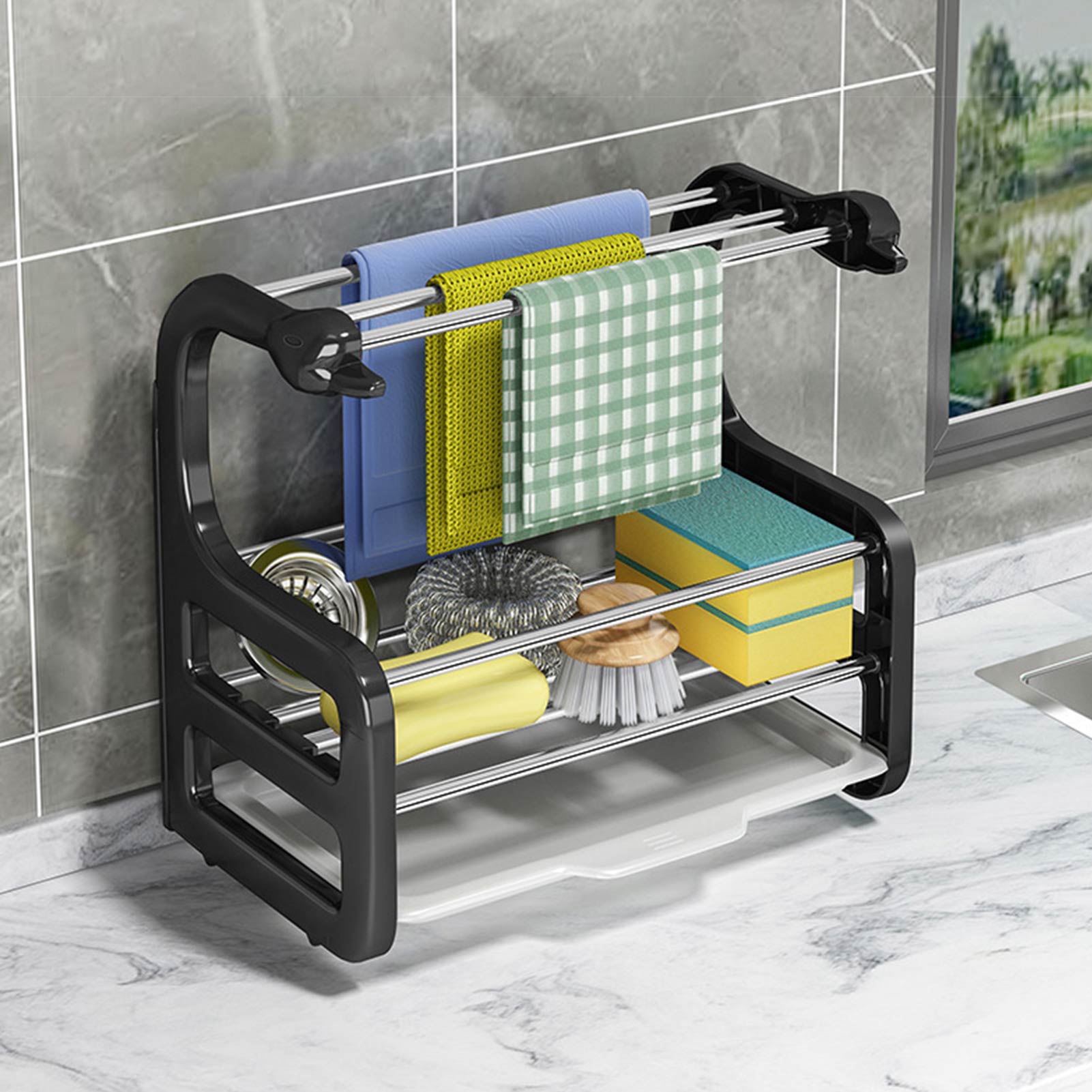 Creative Kitchen Sponge Holder Drain Rack - UTILITY5STORE