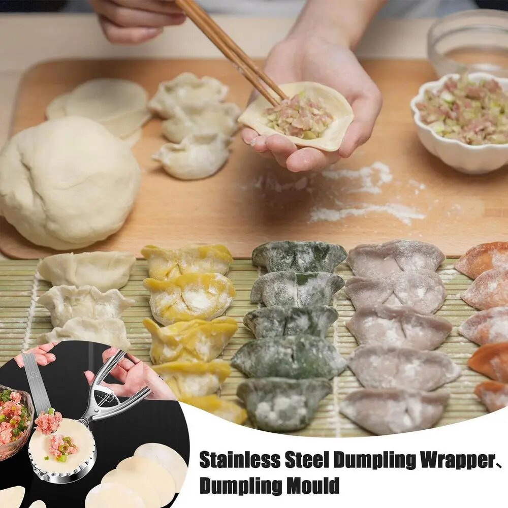 4pcs/set Material Diy Dumpling Maker Transparent Baozi Mould