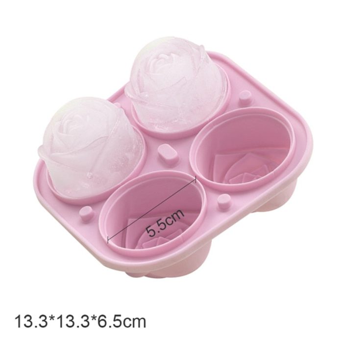 3D Elegant Large Rose Ice Molds - UTILITY5STORE