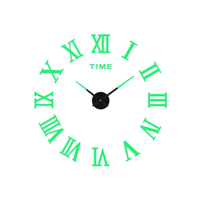 3D Luminous Silent Wall Clock - UTILITY5STORE