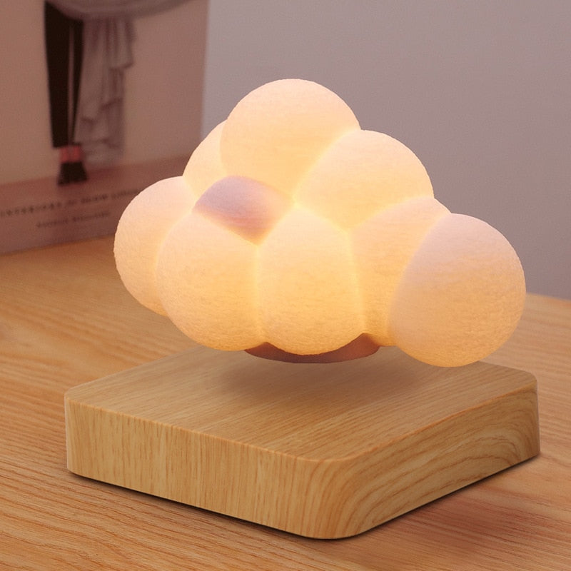 Magnetic Buble Cloud Levitating Night Lamp