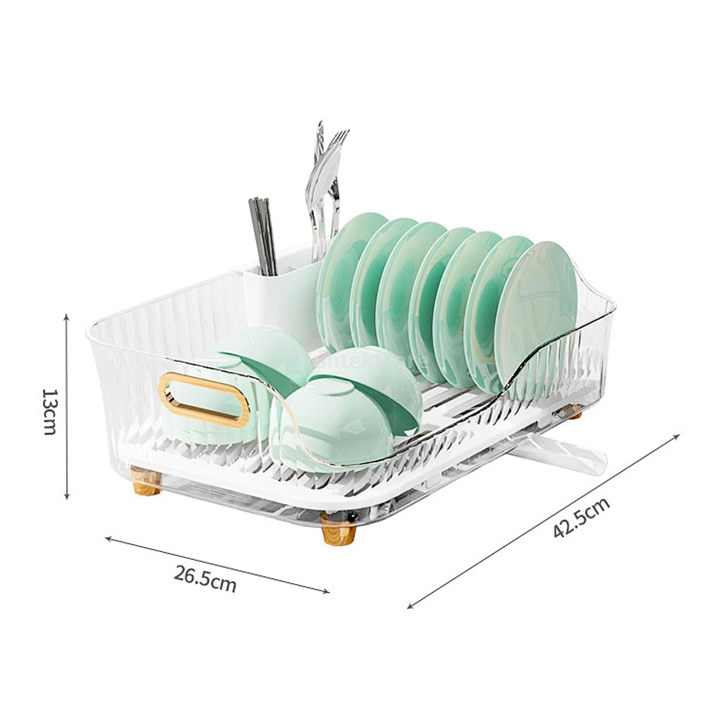 Kitchen Space Saving Dish Drainer Vegetable Basket - UTILITY5STORE