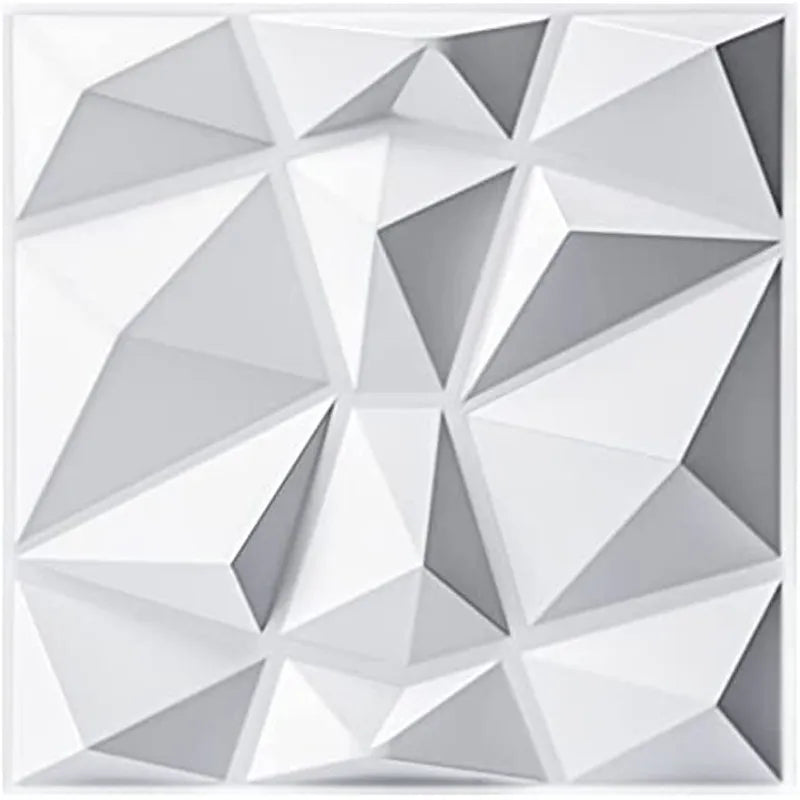 3D Diamond Design Decorative Matt Wall Panel Stickers - UTILITY5STORE