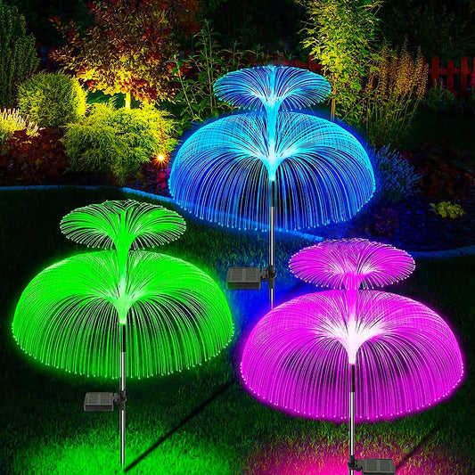Solar-Powered Floating Jellyfish Garden Lights
