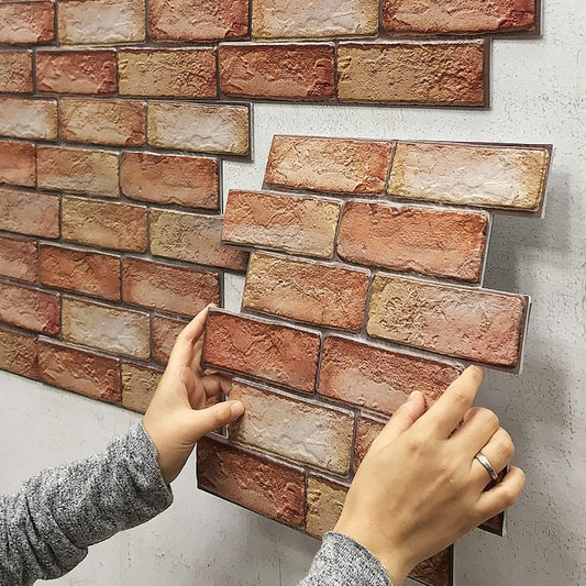 3D Self-Adhesive Brick Pattern Wallpaper - UTILITY5STORE