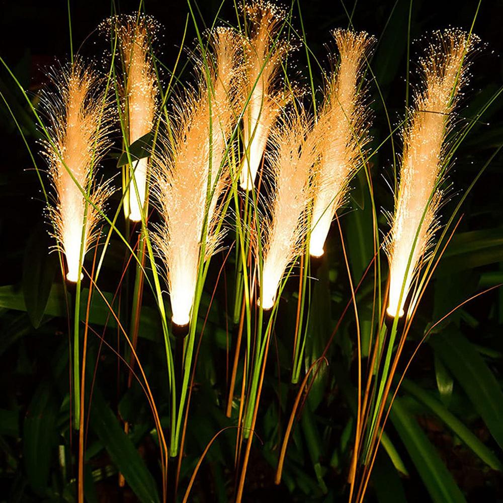 Solar Reed Waterproof Fiber Patio Lights