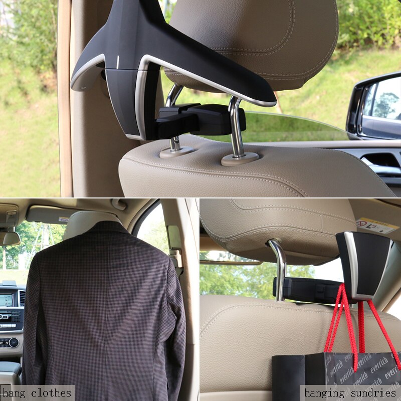 Multifunctional Headrest Suit Holder Car Hanger