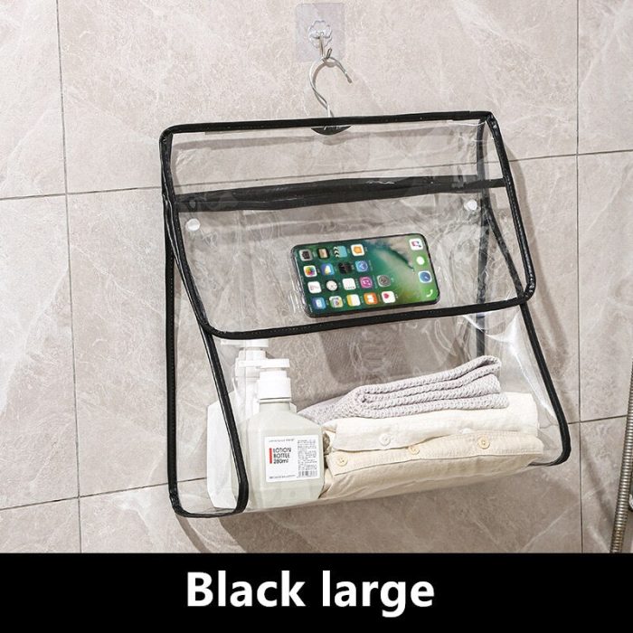 Waterproof Transparent Hanging Bathroom Organizer Bag