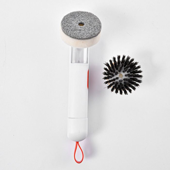 Dish Scrubber Soap Dispenser Brush