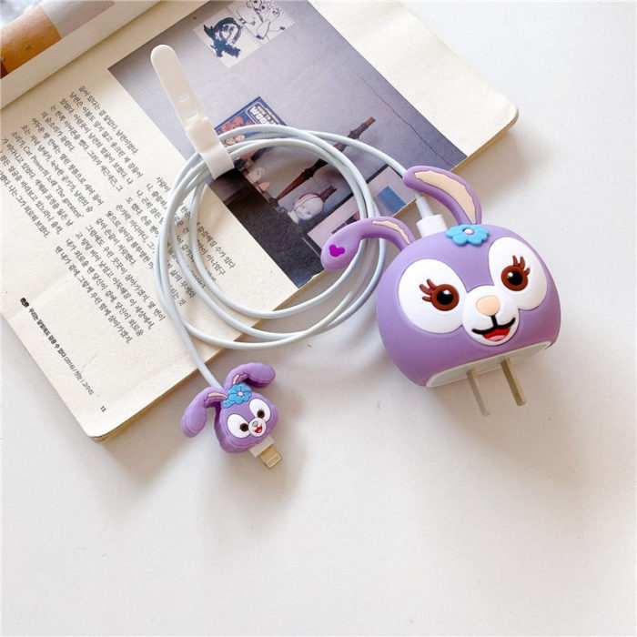 Cute Cartoon Animals Cable Cover Protector