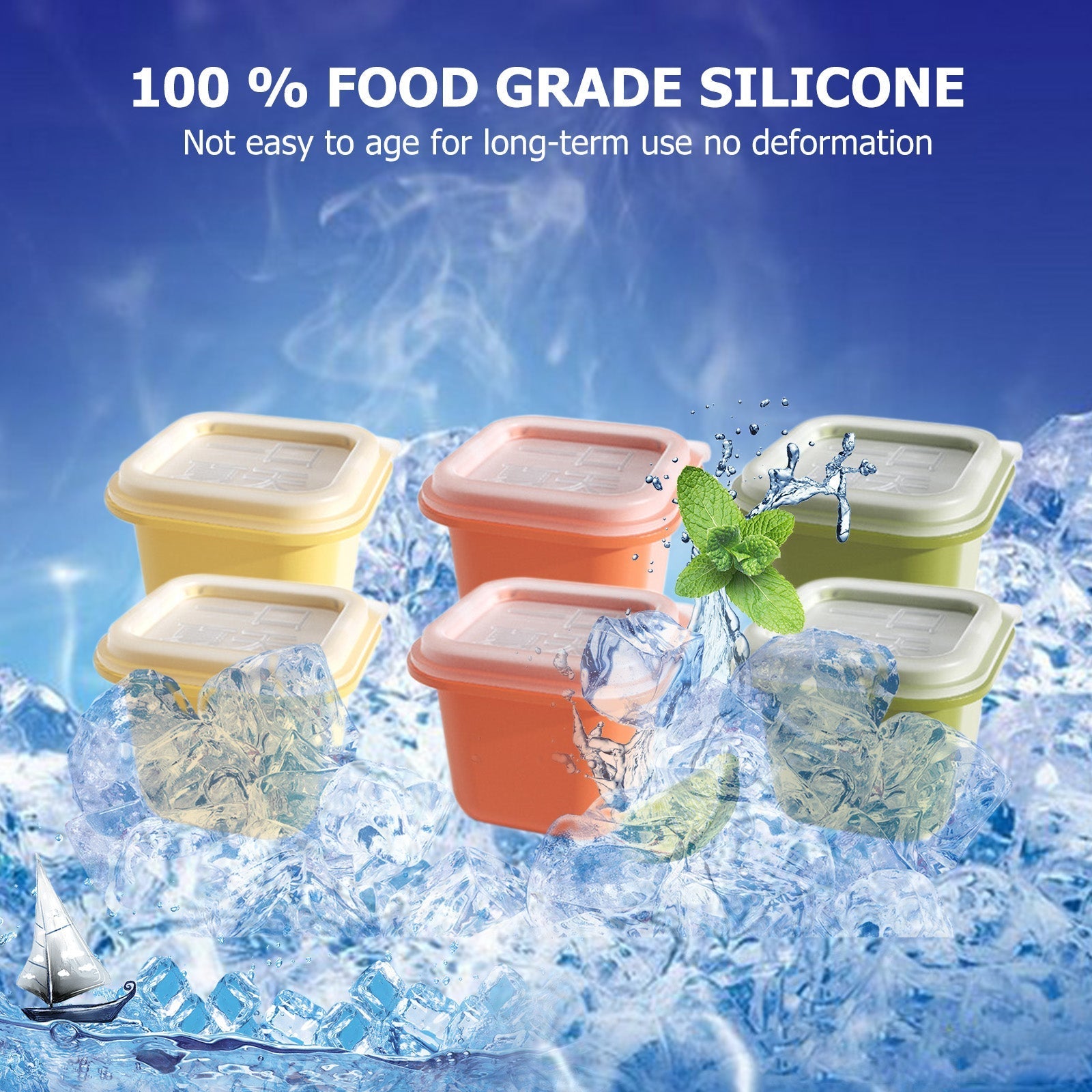 Stackable Ice Cube Maker Set