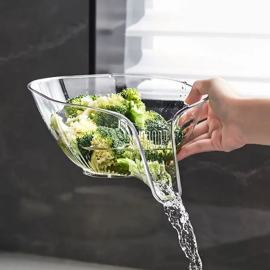Crystal Clear Multifunctional Kitchen Drain Basket