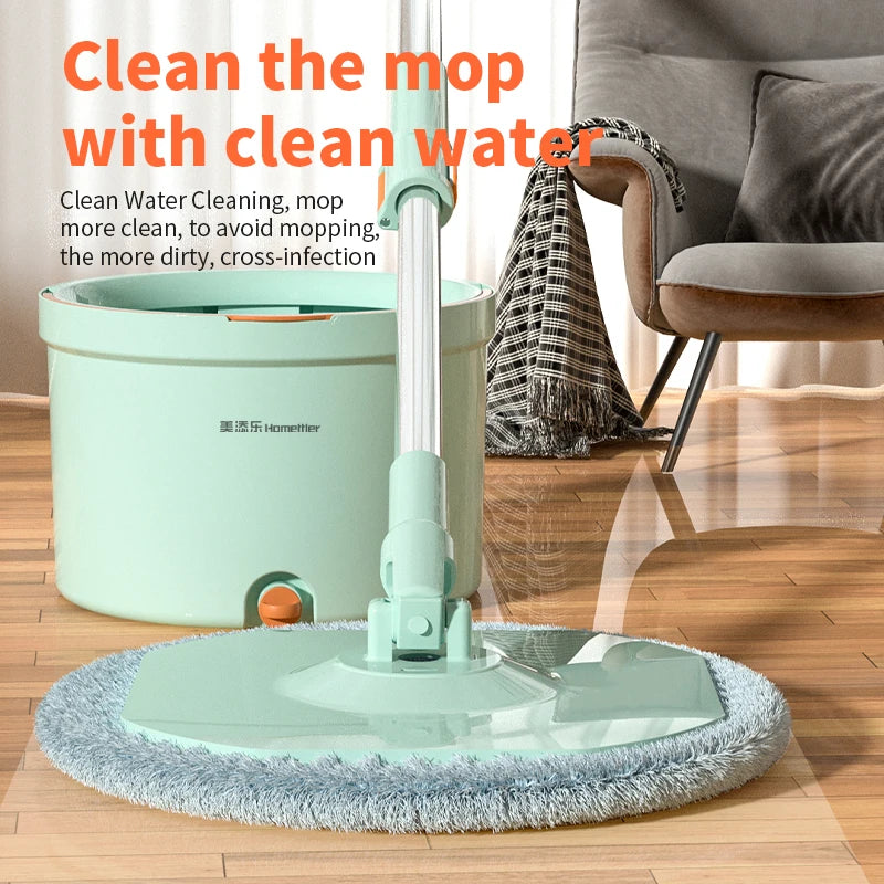 Hands-Free Water Separation Effortless Cleaning Electrostatic Mop