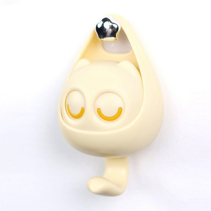 Cute Cat Punch Free Key Holder Hook