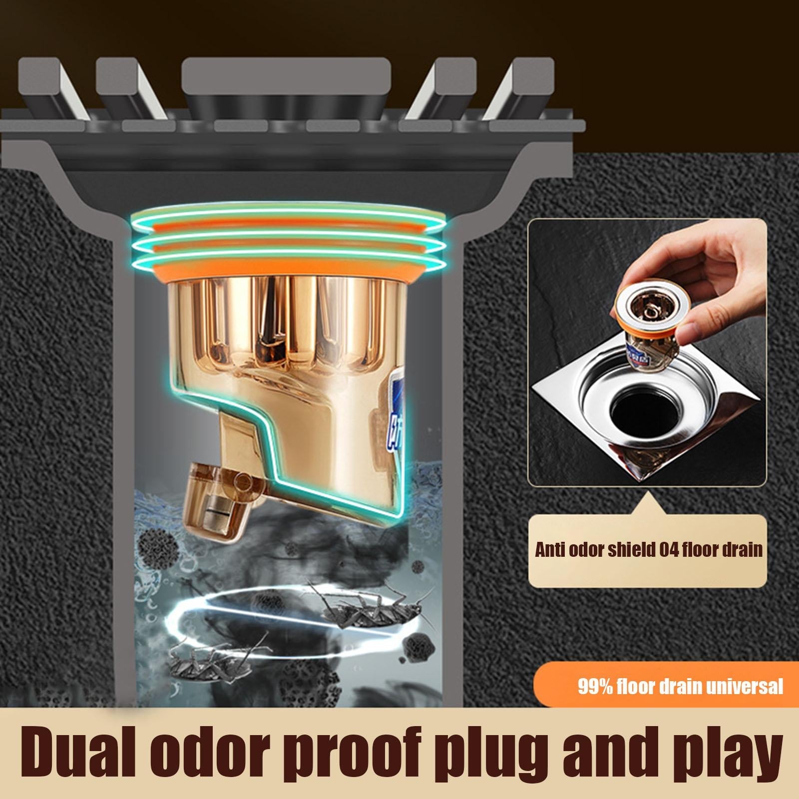 Anti-Odor Clean Bathroom Floor Drain Filter