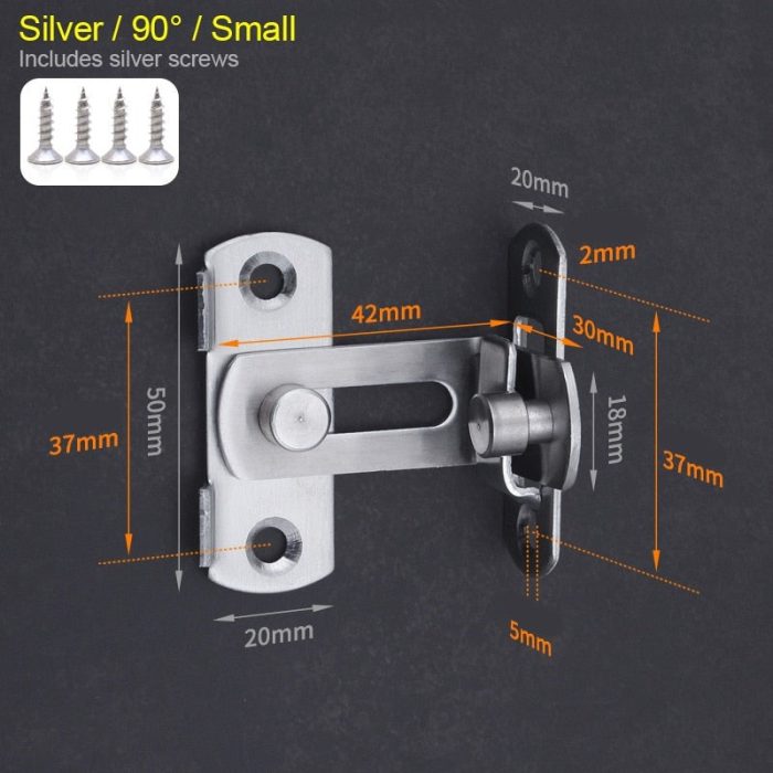 Sliding Simple Cabinet Closet Lock