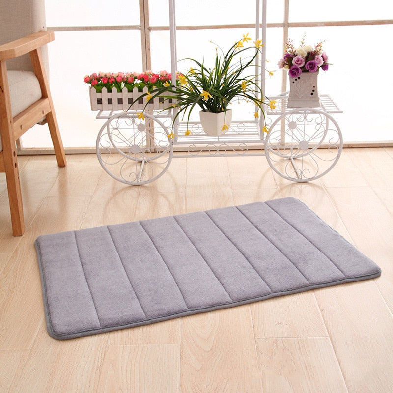 Memory Foam Water Absorbent Bathroom Mat