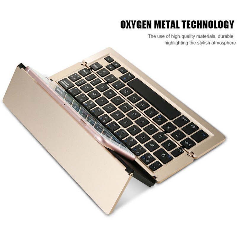 Portable Wireless Foldable Tablet Holder Keyboard