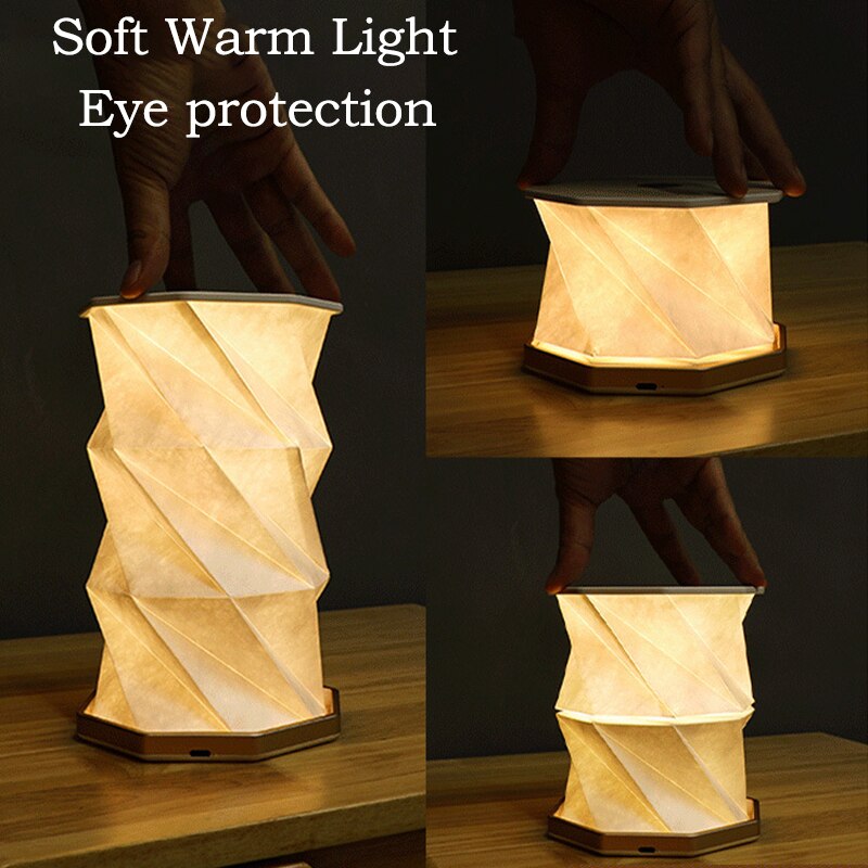 Origami Glow Dimmable Paper Lantern Light