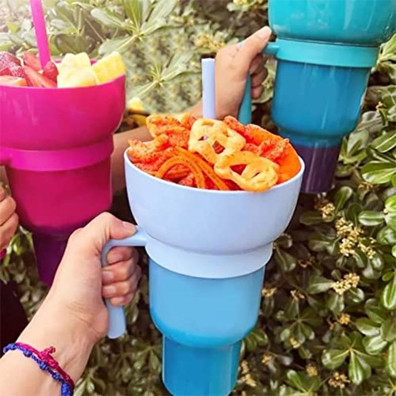 2in1 Snack Holder Drink Cup - UTILITY5STORE
