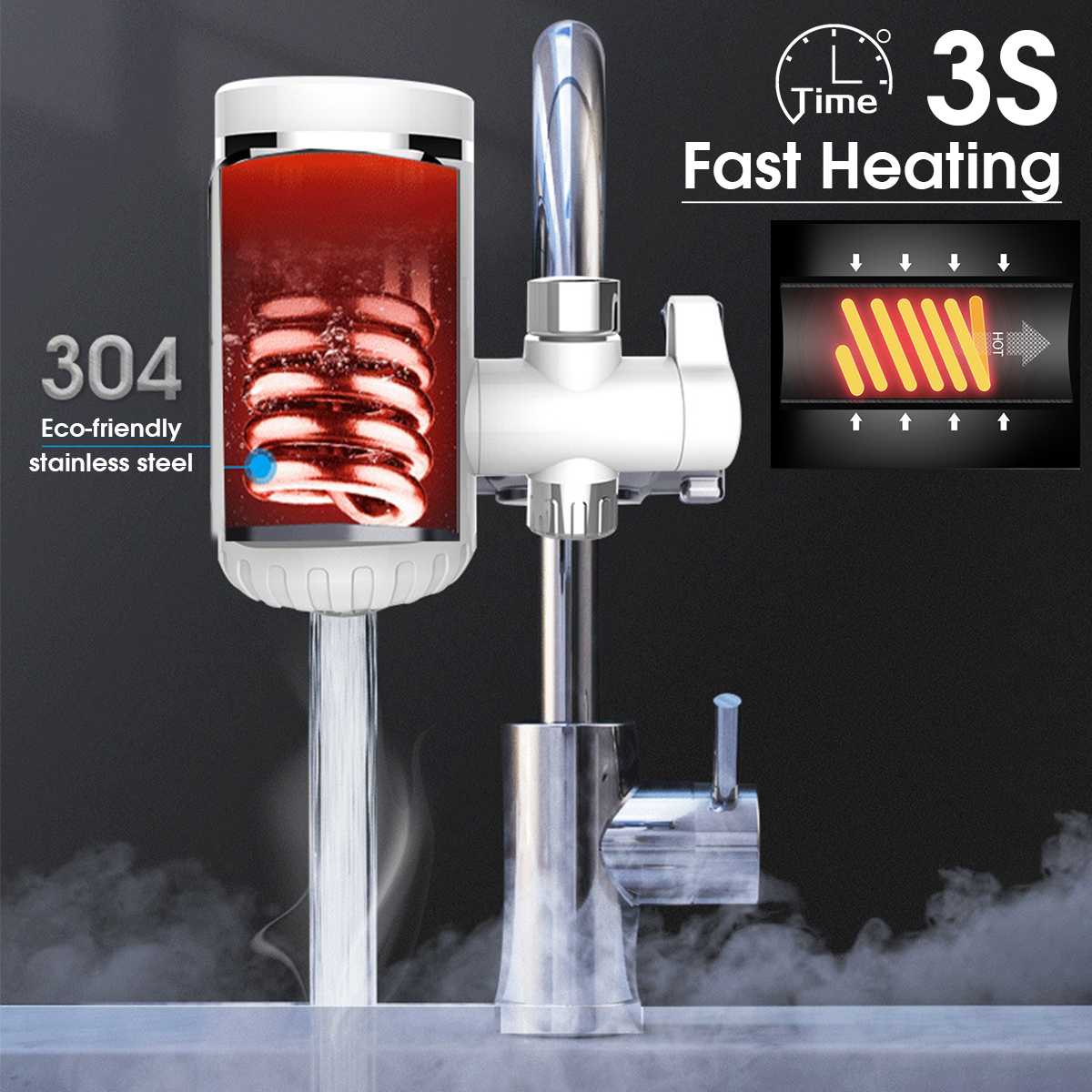 Universal Instant Fast Water Heater Faucet