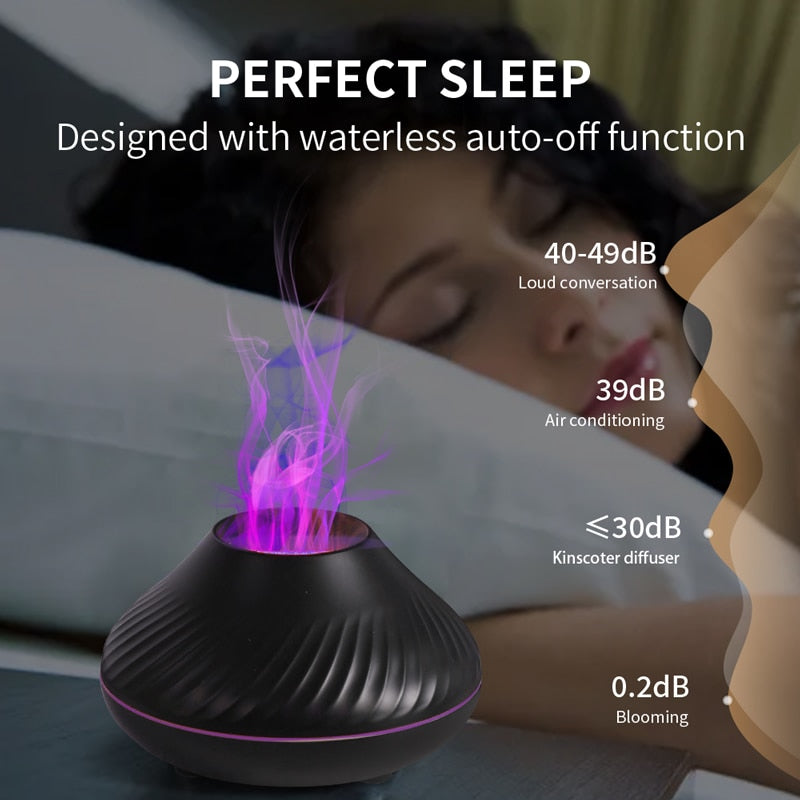 Luminous Volcano USB Humidifier Lamp