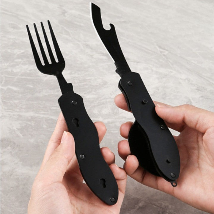 4in1 Easy Cary Travel Cutlery Tool - UTILITY5STORE