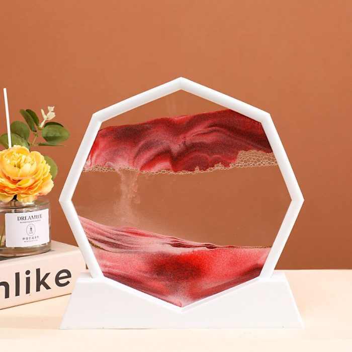 Deep Sea Flowing Hexagon Sand Decor