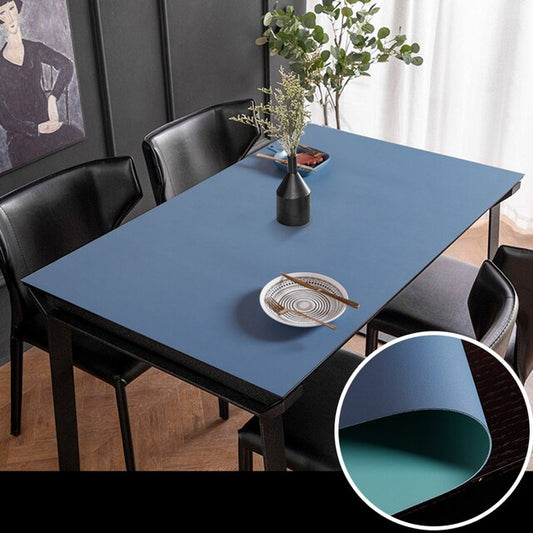 Nordic Minimalist Leather Waterproof Table Protector Mat